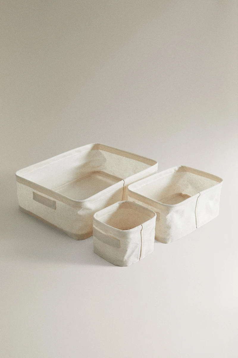 LINEN ORGANIZER BASKET