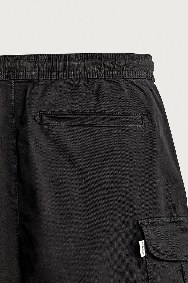 RELAXED FIT WASHED CARGO SHORTS