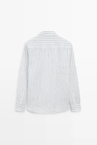 100% linen regular fit shirt