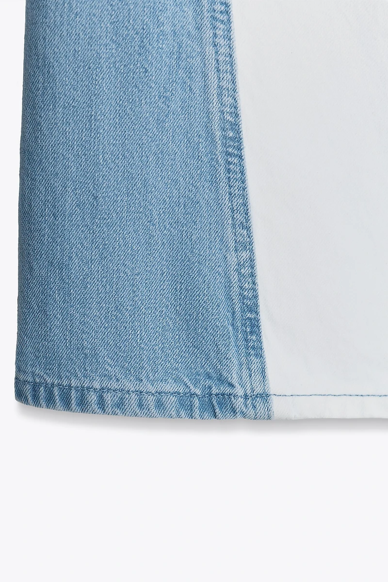 JEAN DROIT TAILLE MOYENNE COMBINÉ Z1975