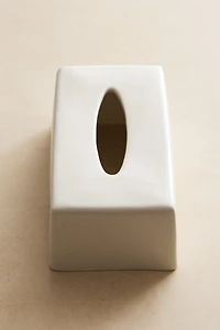 RECTANGULAR CERAMIC TISSUE BOX