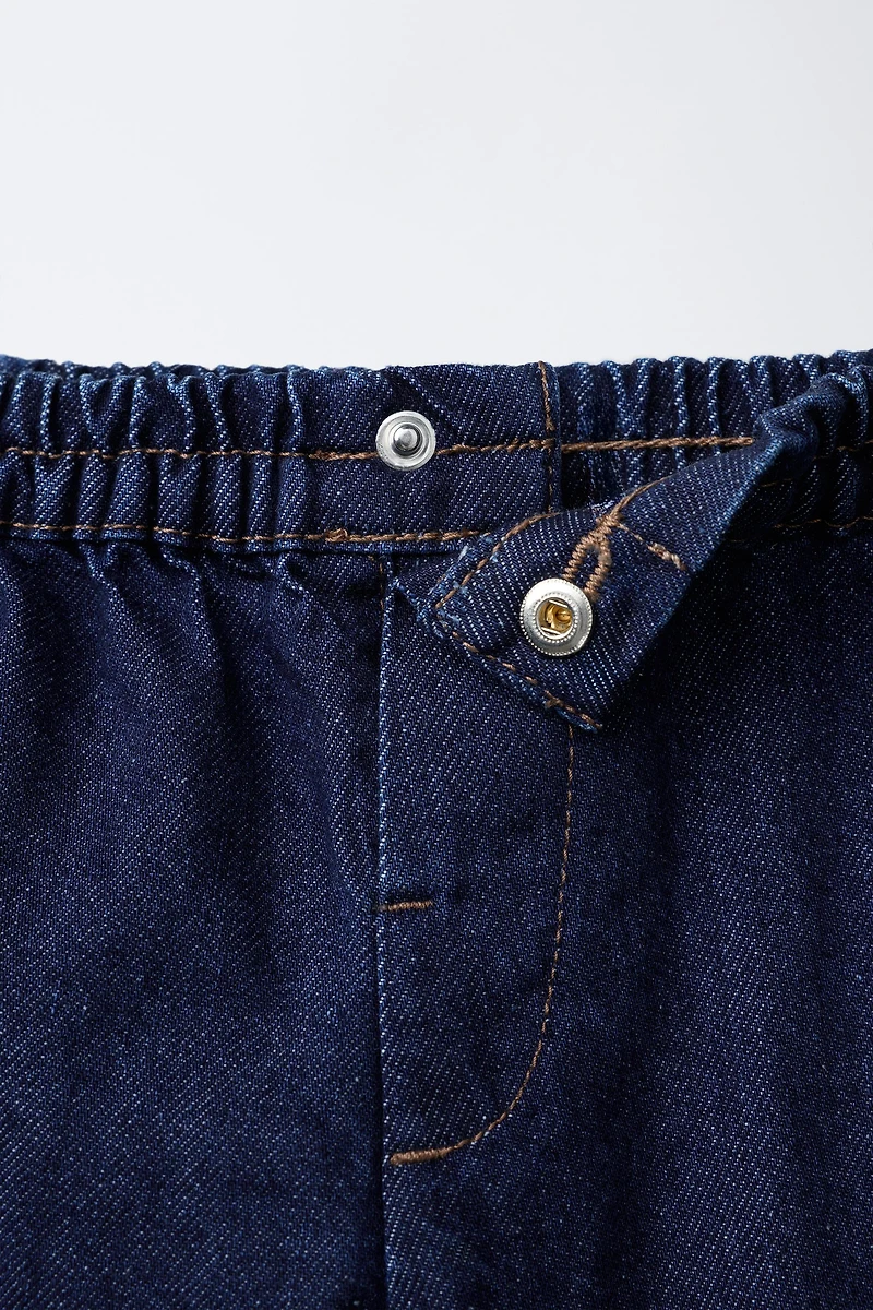 JEAN BAGGY À COUTURES