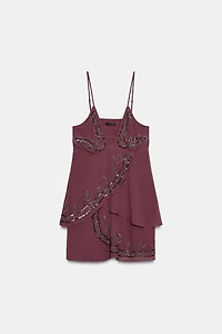 SHORT SEQUIN DRESS