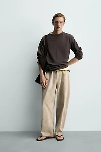 PANTALON CHINO RELAXED FIT JACQUARD