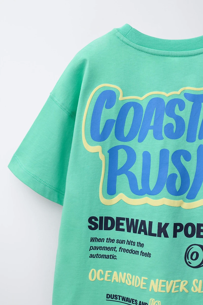 RAISED PRINT T-SHIRT