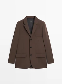 Crepe blazer
