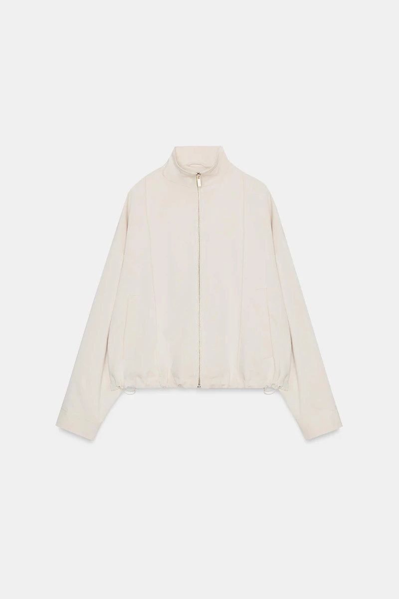 HIGH COLLAR BOMBER JACKET