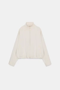 HIGH COLLAR BOMBER JACKET