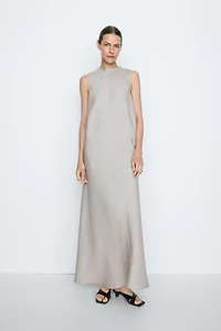 Flowing dress with ruffle detail - STUDIO