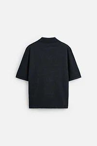 100% HEMP KNIT POLO SHIRT