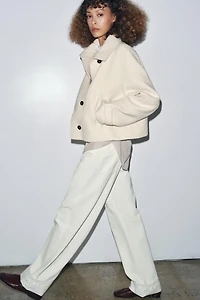 ZW COLLECTION WOOL SHORT COAT