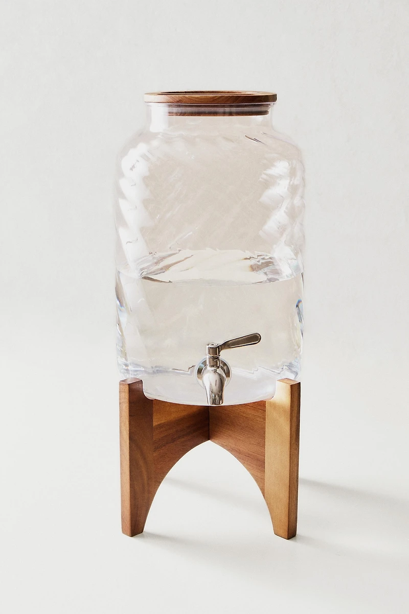 ACRYLIC AND WOOD DISPENSER