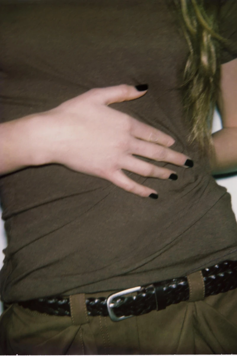 ASYMMETRIC TURTLENECK T-SHIRT
