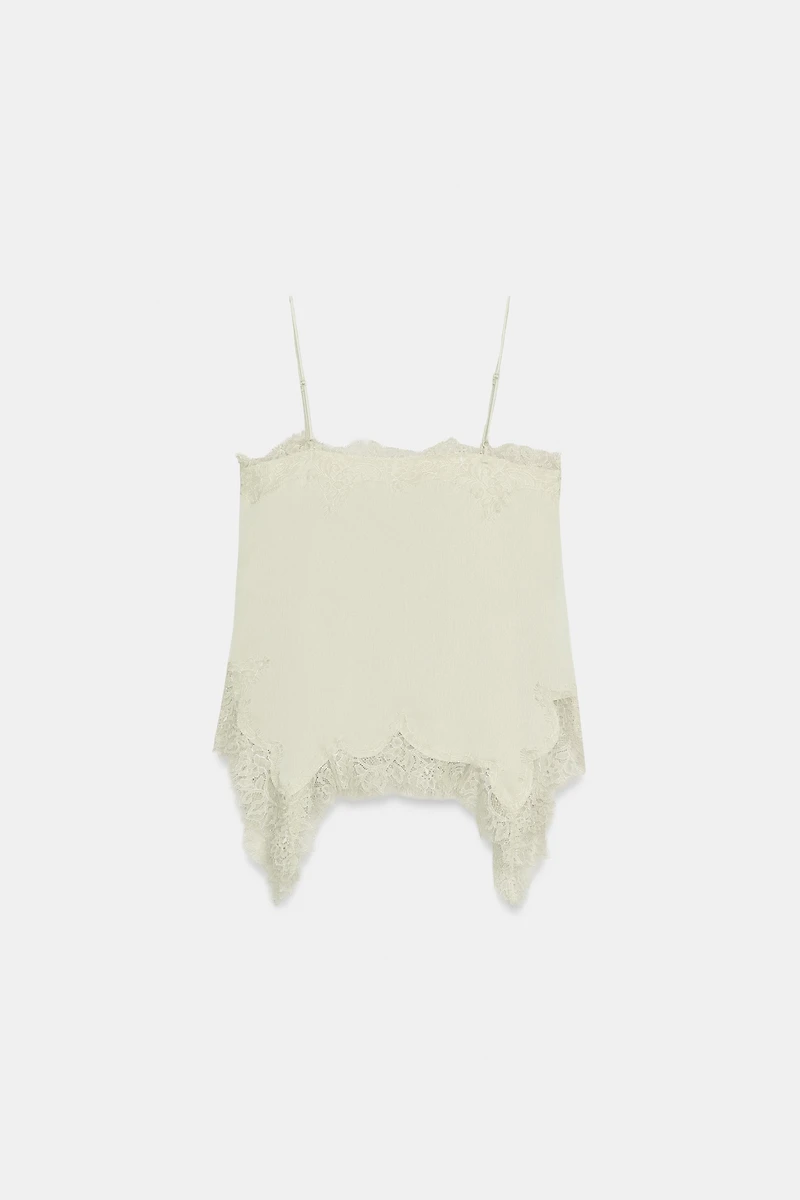 ZW COLLECTION LACE CAMISOLE TOP