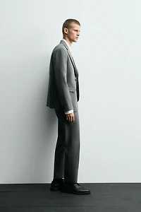 PLAID SUIT BLAZER