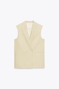 ZW COLLECTION OVERSIZED DOUBLE-BREASTED VEST