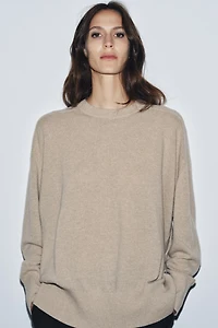 100% WOOL OVERSIZED SWEATER