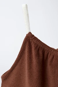 PUKAS SURF TERRY CLOTH SHORT JUMPSUIT