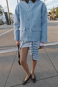 PADDED COMBINATION COLLAR JACKET