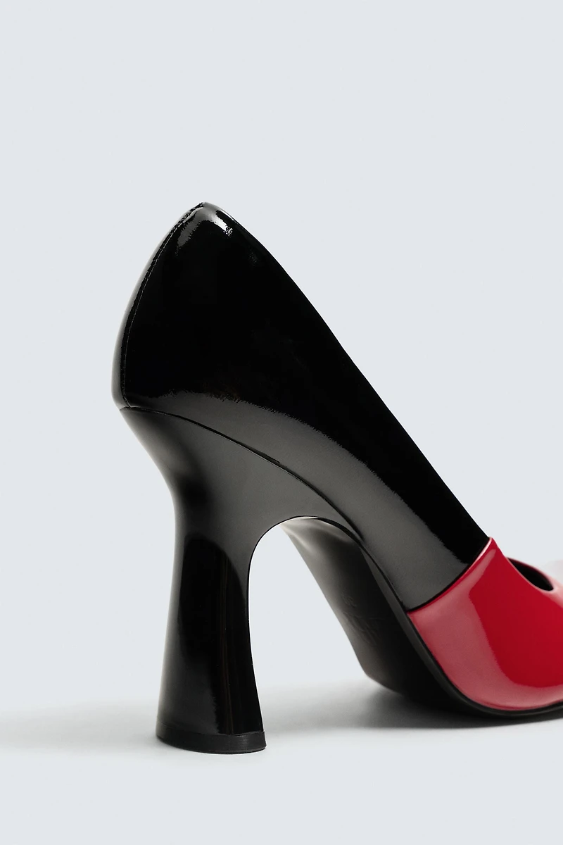 CHAUSSURES EN CUIR À TALONS HARRY LAMBERT FOR ZARA x DISNEY