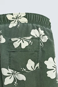 HIBISCUS PRINT BOARD SHORTS