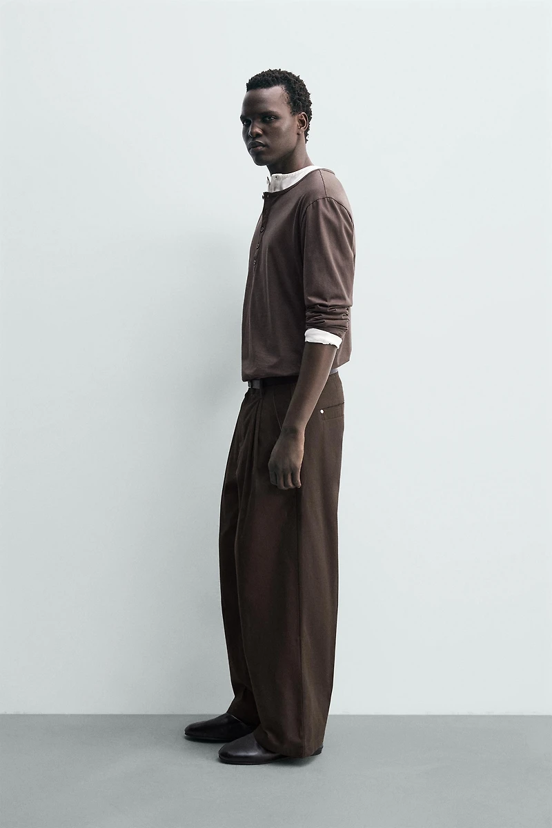 PANTALON CHINO COUPE LARGE