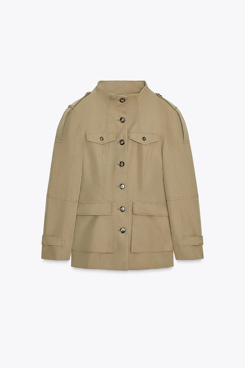 VESTE À POCHES ET PATTES