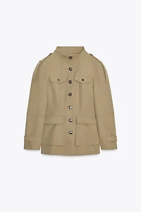 VESTE À POCHES ET PATTES