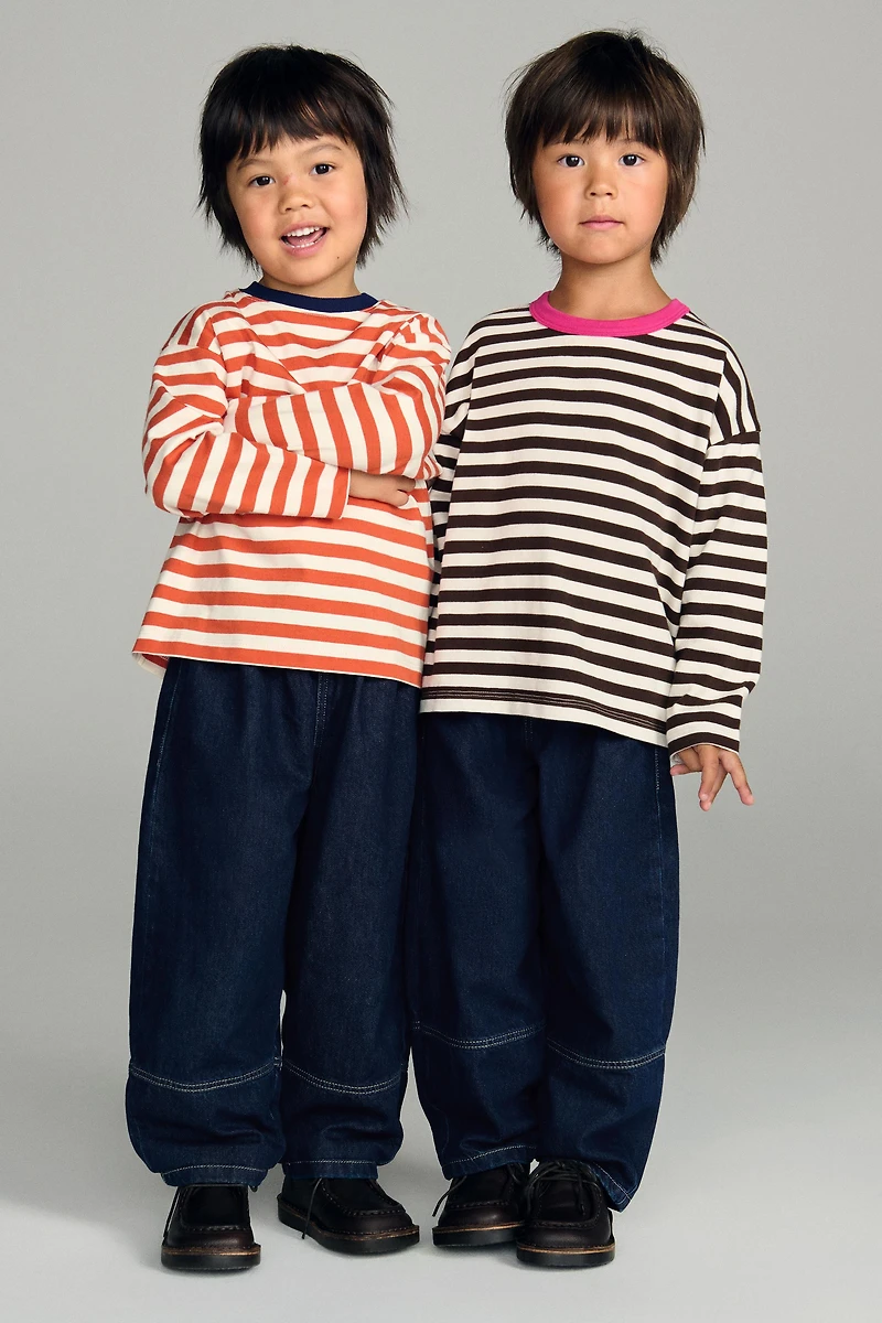 ZARA TIMELESS - STRIPED TRIM T-SHIRT