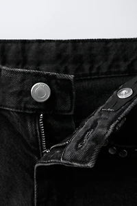 STUDDED DENIM SHORTS
