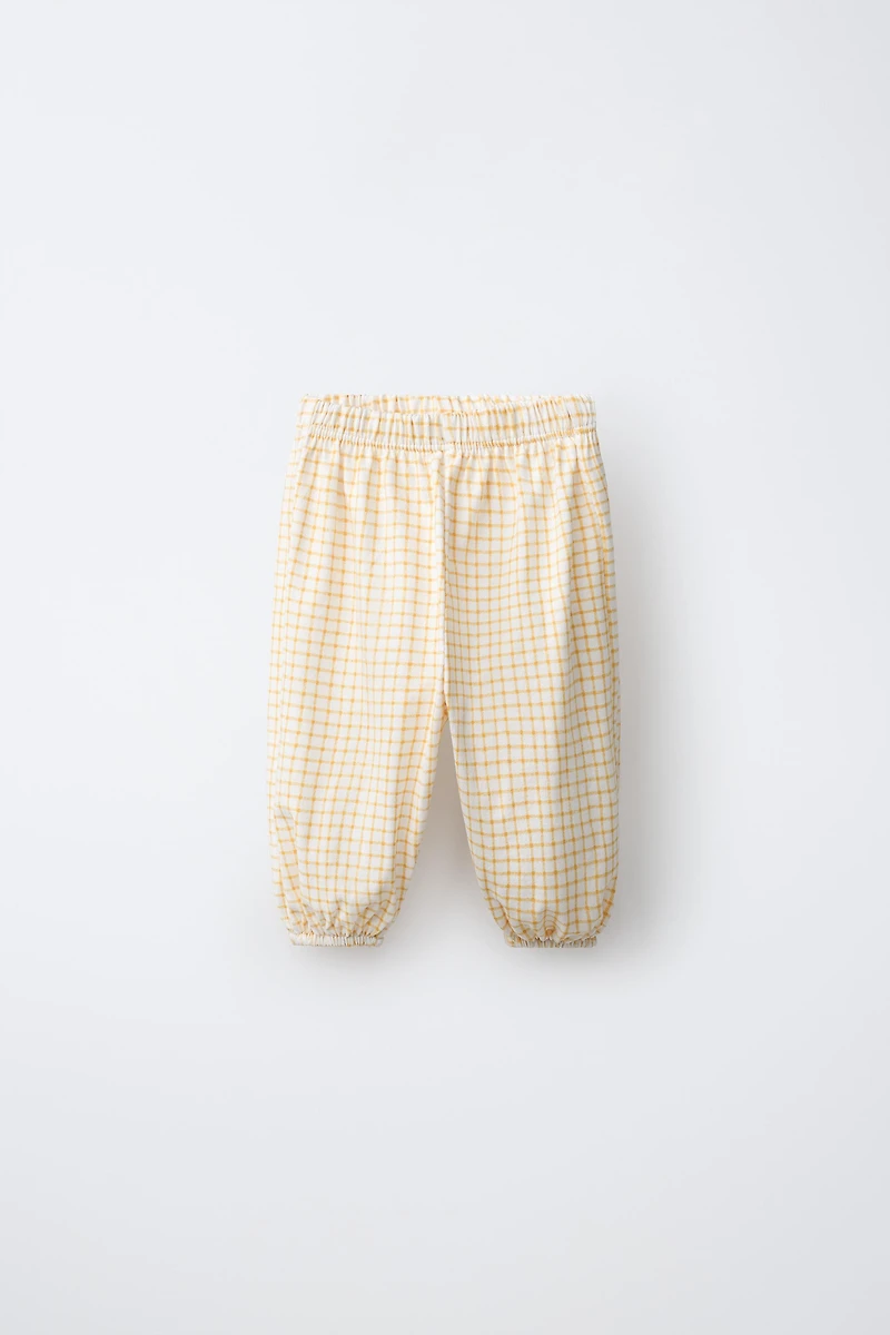 PLAID PANTS