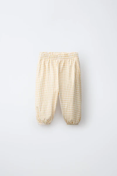 PLAID PANTS