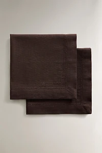 HEMSTITCHED COTTON NAPKIN PACK (PACK OF 2)