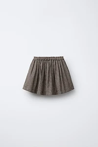 GINGHAM SOFT SKIRT