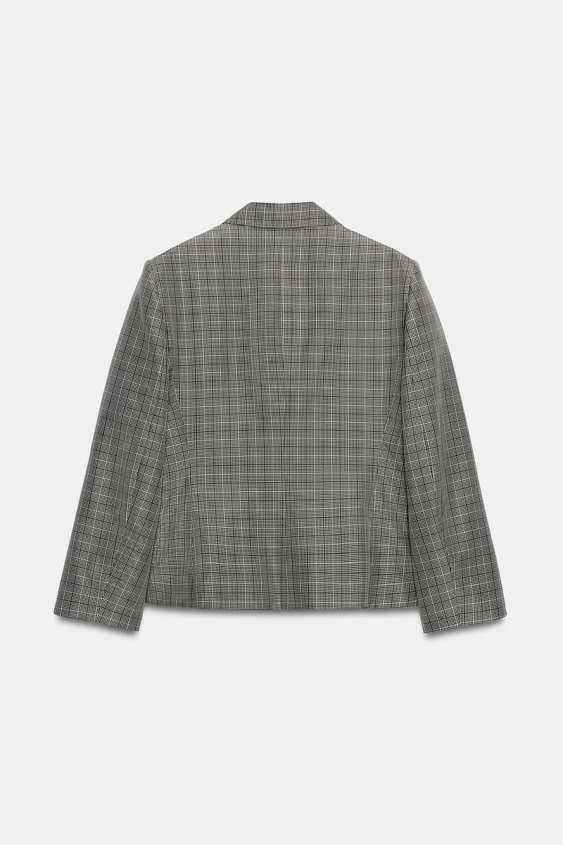 BLAZER À CARREAUX ZW COLLECTION