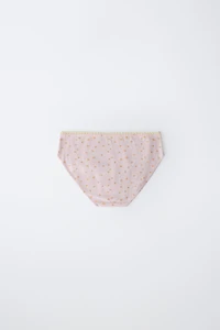 6-14 ANS/ LOT DE SIX CULOTTES À FLEURS