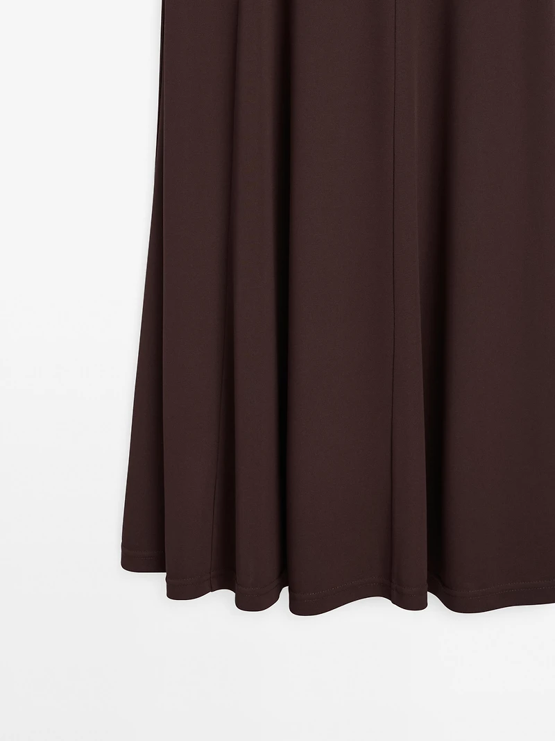 Long strapless dress