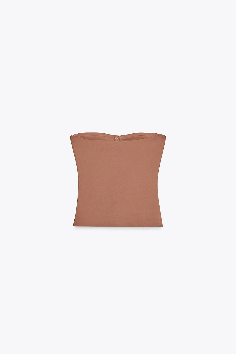 POLYAMIDE BANDEAU TOP
