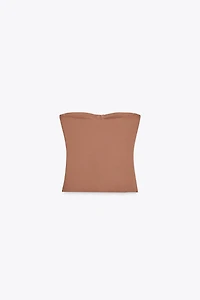 POLYAMIDE BANDEAU TOP