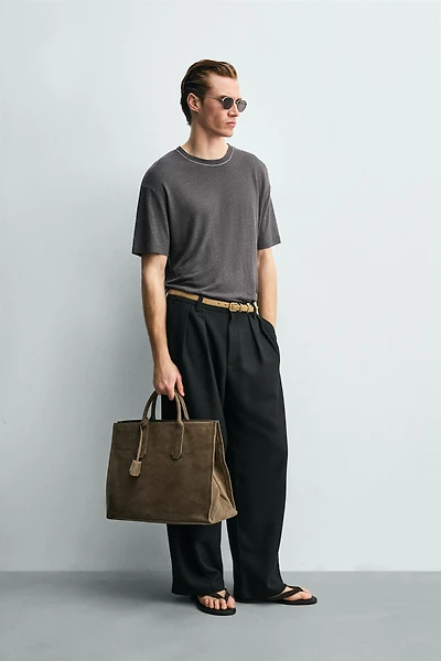 LEATHER CROSSBODY BAG