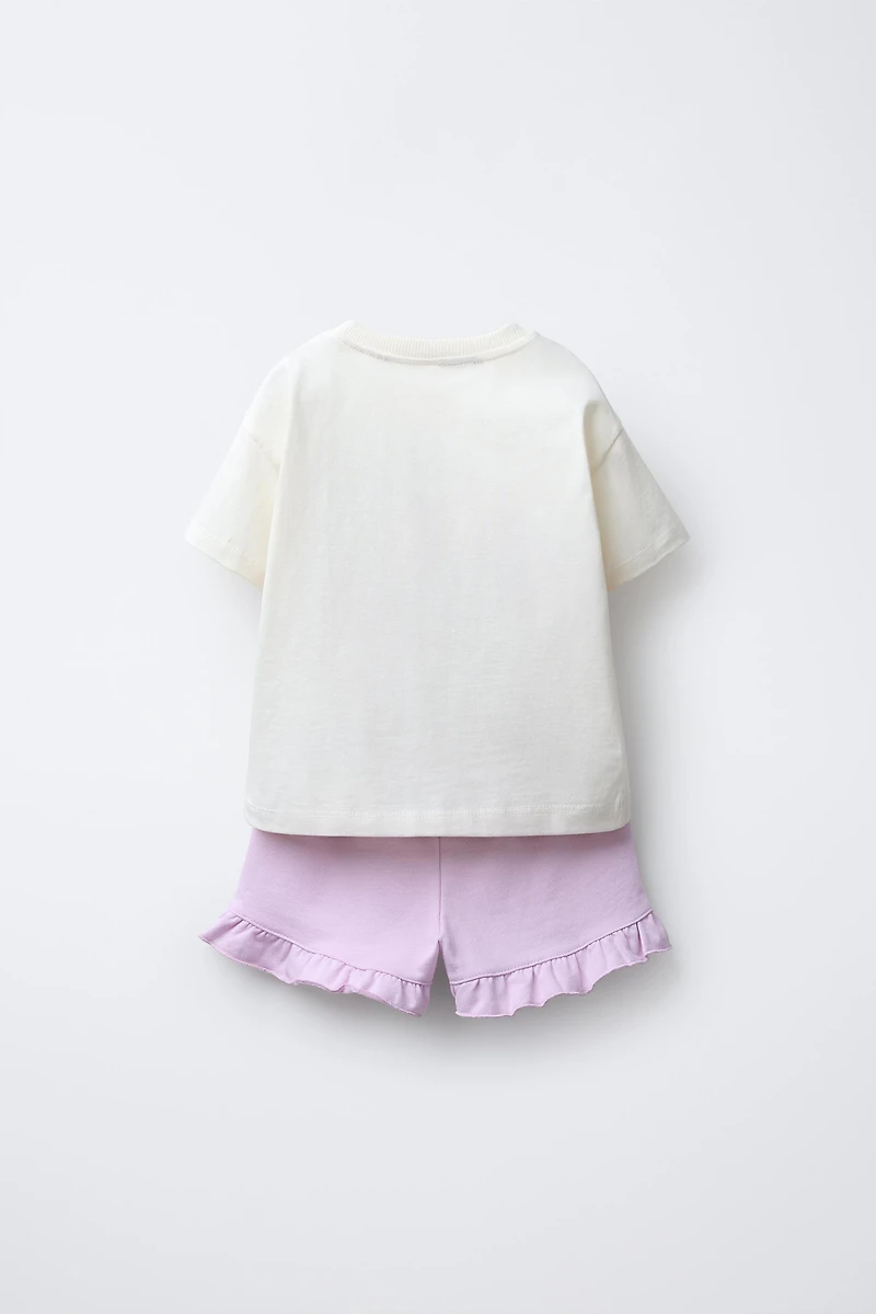 MINNIE MOUSE AND DAISY DUCK © DISNEY T-SHIRT BERMUDA SHORTS SET