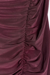ROBE DRAPÉE DOS NU