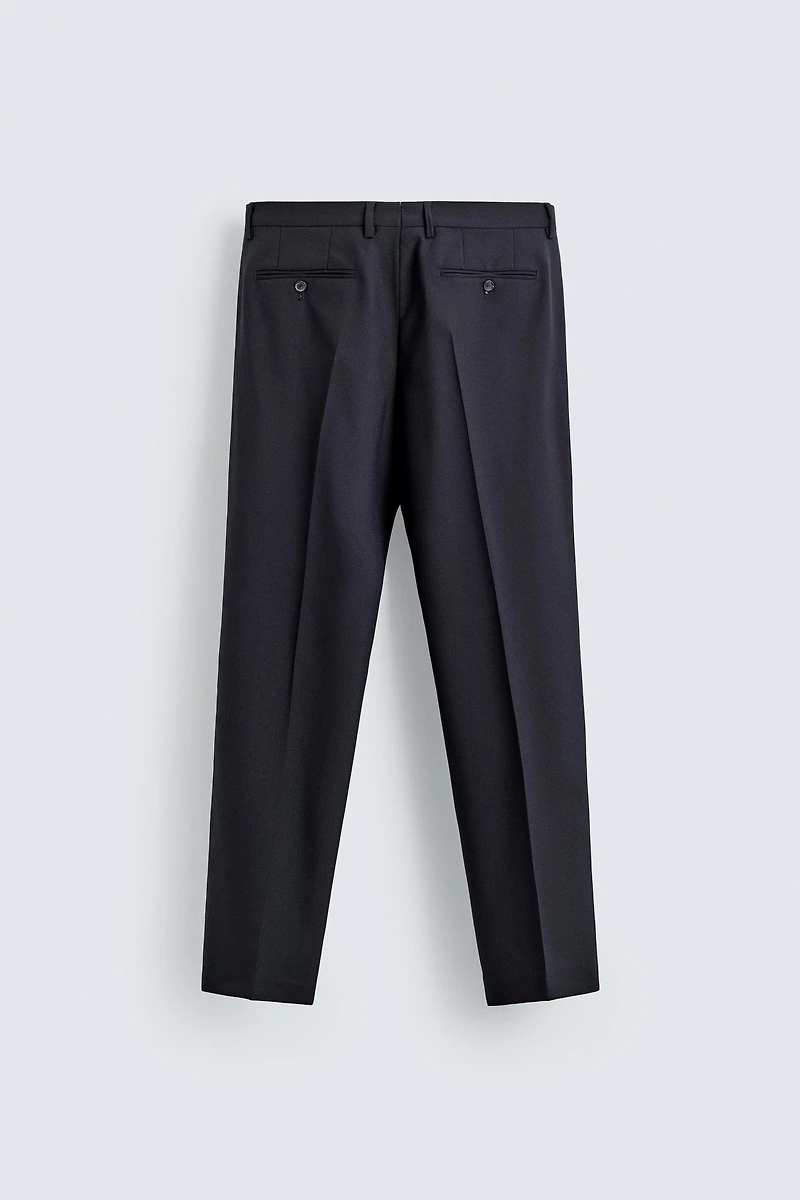 PANTALON DE COSTUME 100% LAINE