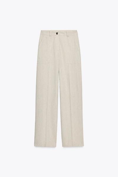 PANTALON DROIT SURPIQÛRES