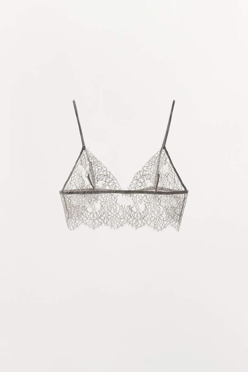 SOUTIEN-GORGE TRIANGLE EN DENTELLE