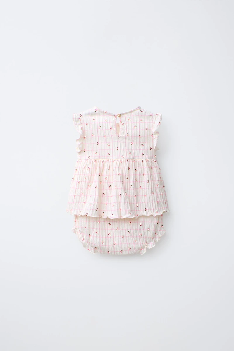 FLORAL ROMPER DRESS
