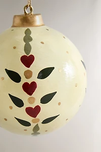 DÉCORATION ARBRE BOULE PAPIER MÂCHÉ NOËL