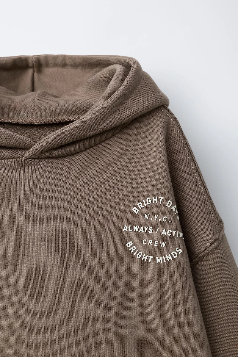 TEXT JOGGING HOODIE AND JOGGER PANTS SET