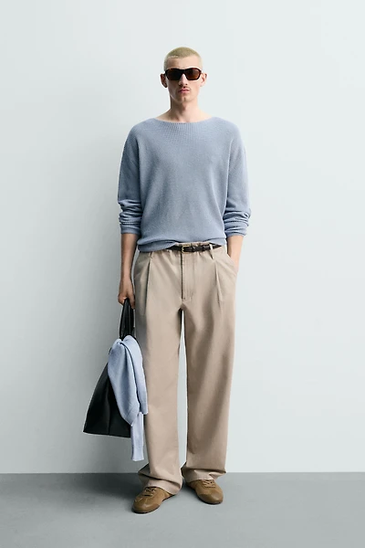 SILK - LINEN TEXTURED JUMPER
