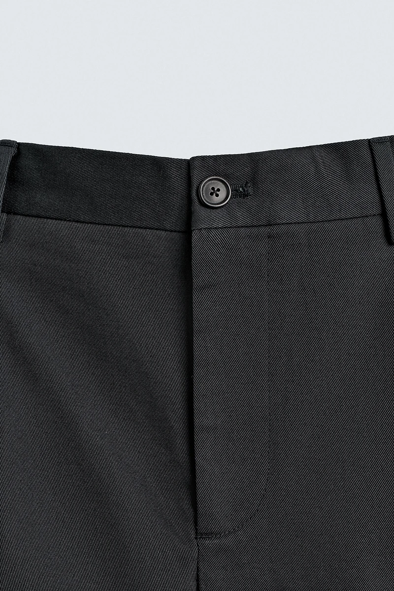 AARON LEVINE X ZARA PLEATED SHORTS